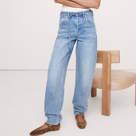 Banana Republic High-Rise Rigid Bow Jean - Picture 1 of 7